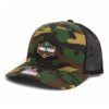 2025 March Madness Final Four 3D Snapback Trucker Hat- Army Camo/ Black