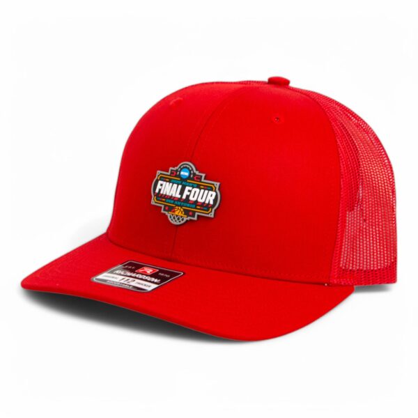 2025 March Madness Final Four 3D Snapback Trucker Hat- Red