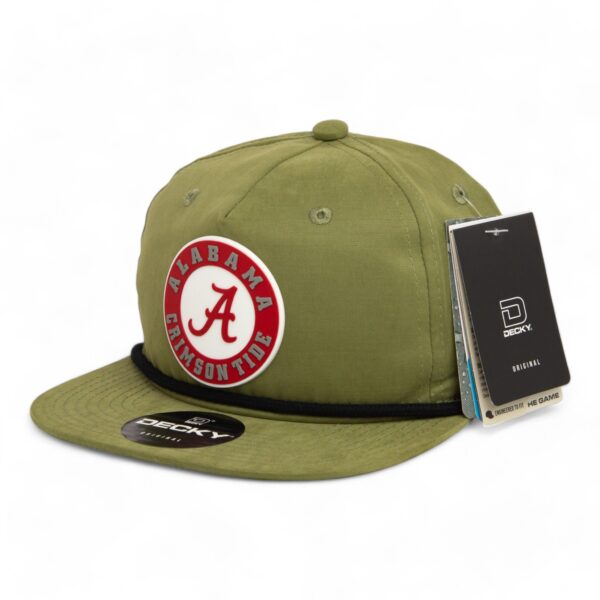 Alabama Crimson Tide 3D Classic Rope Hat- Loden/ Black