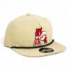 Arkansas Razorbacks Leaning A 3D Perforated Rope Hat- Birch/ Black