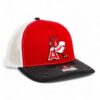 Arkansas Razorbacks Leaning A 3D Snapback Trucker Hat- Red/ White/ Black
