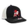 Arkansas Razorbacks Leaning A 3D Snapback Trucker Hat- Black/ White