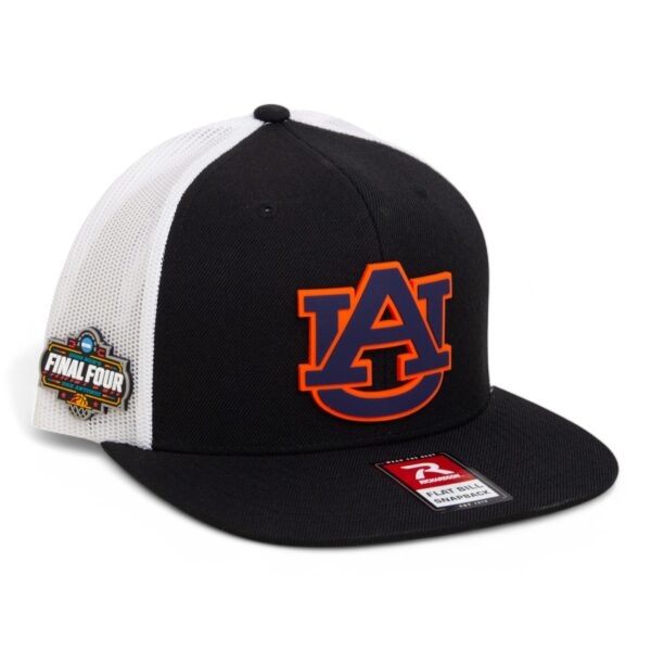 Auburn Tigers 2025 Final Four 3D Wool Blend Flat Bill Hat- Black/ White
