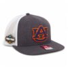 Auburn Tigers 2025 Final Four 3D Wool Blend Flat Bill Hat- Heather Charcoal/ White