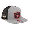 Auburn Tigers 2025 Final Four 3D Wool Blend Flat Bill Hat- Heather Grey/ Black