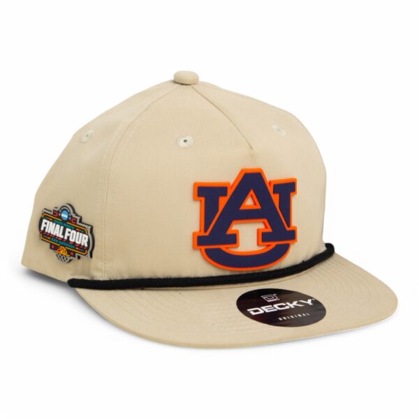 Auburn Tigers 2025 Final Four 3D Classic Rope Hat- Birch/ Black