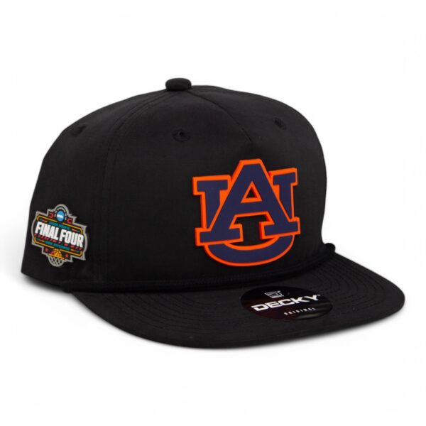 Auburn Tigers 2025 Final Four 3D Classic Rope Hat- Black
