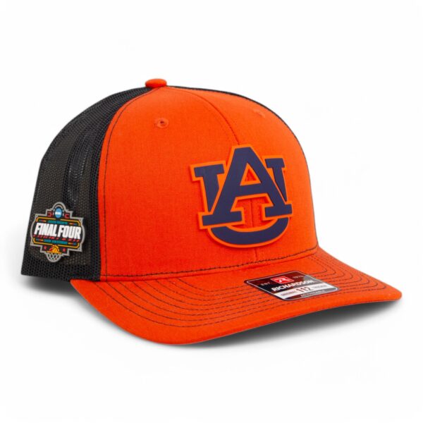 Auburn Tigers 2025 Final Four 3D Snapback Trucker Hat- Orange/ Black