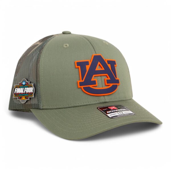 Auburn Tigers 2025 Final Four 3D Snapback Trucker Hat- Loden Camo