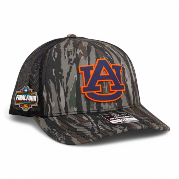 Auburn Tigers 2025 Final Four 3D Snapback Trucker Hat- Realtree Original/ Black