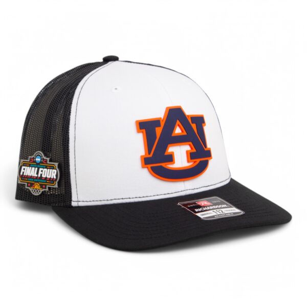 Auburn Tigers 2025 Final Four 3D Snapback Trucker Hat- White/ Black