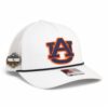 Auburn Tigers 2025 Final Four 3D Snapback Trucker Rope Hat- White/ Black