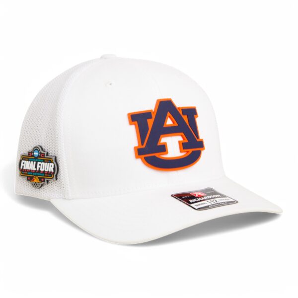 Auburn Tigers 2025 Final Four 3D Snapback Trucker Hat- White