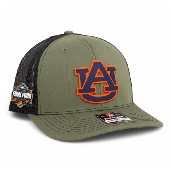 Auburn Tigers 2025 Final Four 3D Snapback Trucker Hat- Loden/ Black