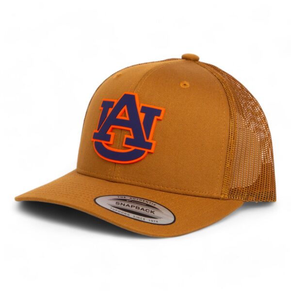 Auburn Tigers 3D YP Snapback Trucker Hat- Caramel