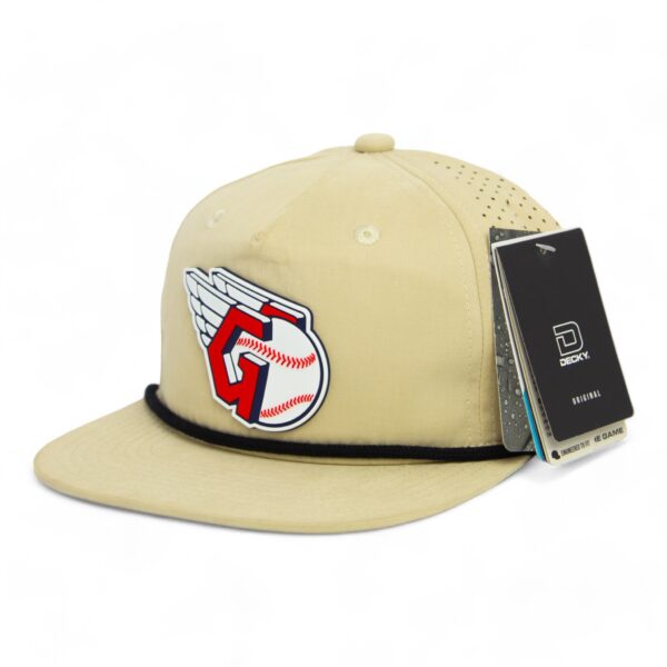 Cleveland Guardians 3D Perforated Rope Hat- Birch/ Black