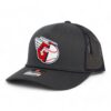 Cleveland Guardians 3D Snapback Trucker Rope Hat- Charcoal