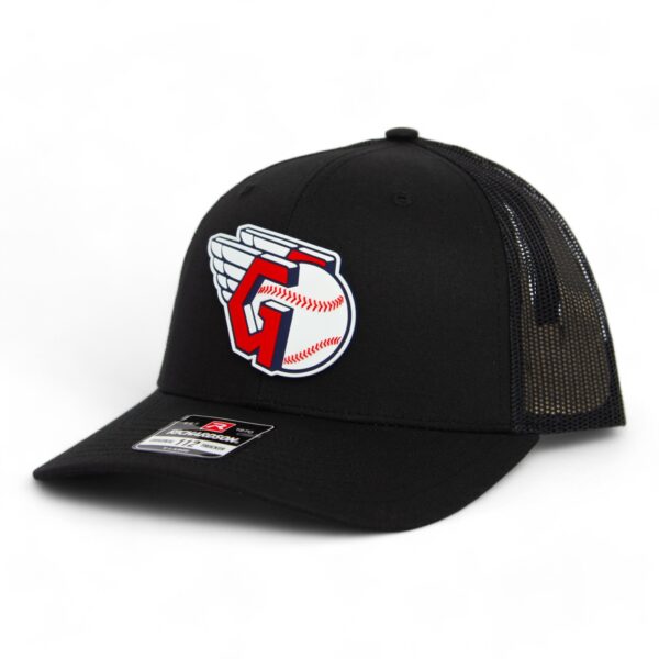 Cleveland Guardians 3D Snapback Trucker Hat- Black