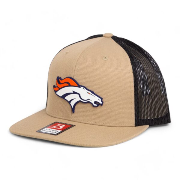 Denver Broncos 3D Wool Blend Flat Bill Hat- Tan/ Black