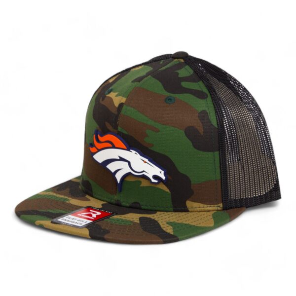 Denver Broncos 3D Wool Blend Flat Bill Hat- Army Camo/ Black