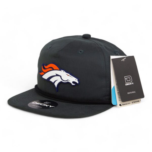 Denver Broncos 3D Classic Rope Hat- Charcoal/ Black