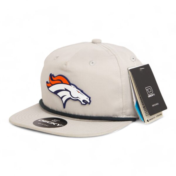 Denver Broncos 3D Classic Rope Hat- Grey/ Charcoal