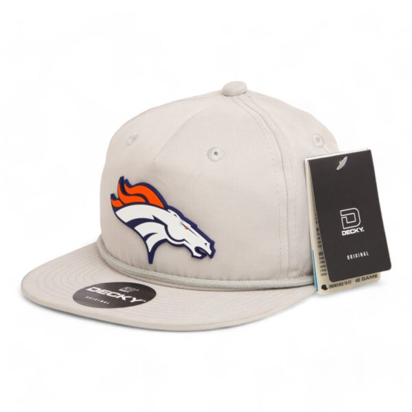 Denver Broncos 3D Classic Rope Hat- Grey