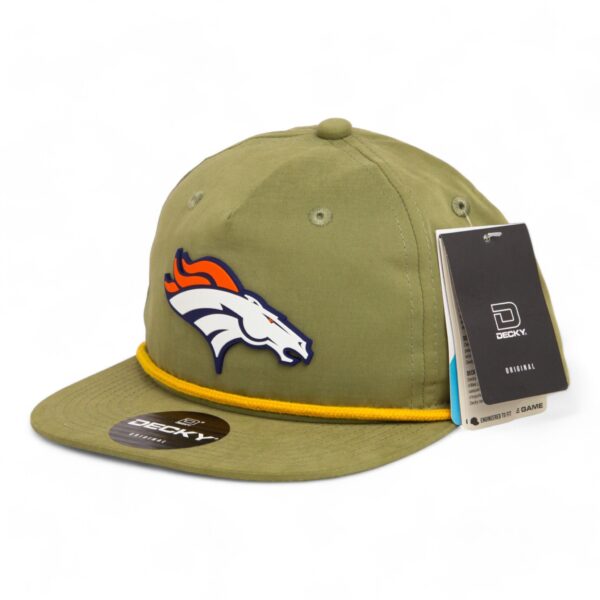 Denver Broncos 3D Classic Rope Hat- Loden/ Amber