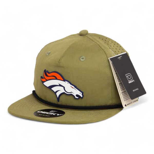 Denver Broncos 3D Perforated Rope Hat- Loden/ Black