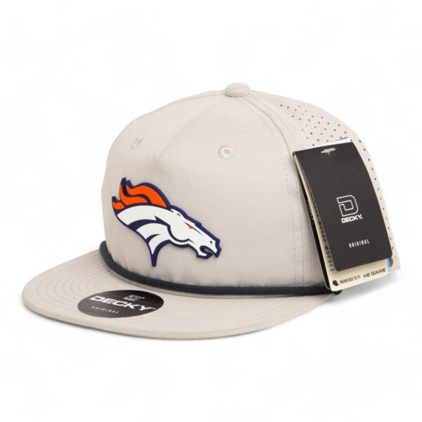 Denver Broncos 3D Perforated Rope Hat- Grey/ Charcoal