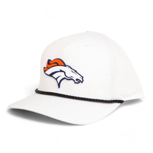 Denver Broncos 3D Snapback Trucker Rope Hat- Navy/ White