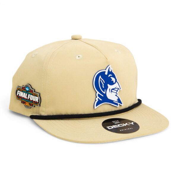 Duke Blue Devils 2025 Final Four 3D Classic Rope Hat- Birch/ Black