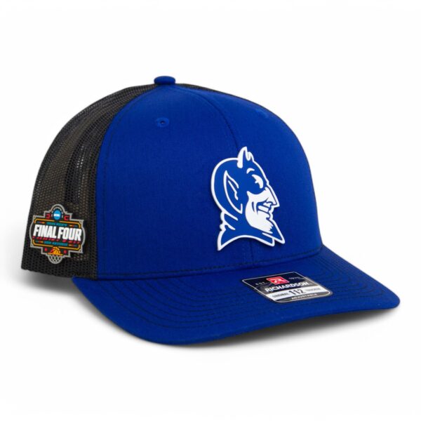 Duke Blue Devils 2025 Final Four 3D Snapback Trucker Hat- Royal/ Black