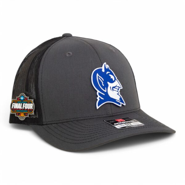 Duke Blue Devils 2025 Final Four 3D Snapback Trucker Hat- Charcoal/ Black