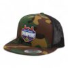 Florida Gators 2025 Basketball National Champions 3D YP Snapback Flat Bill Trucker Hat- Army Camo/ Black