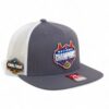Florida Gators 2025 Final Four National Champions 3D Wool Blend Flat Bill Hat- Charcoal/ White
