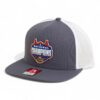 Florida Gators 2025 Basketball National Champions 3D Wool Blend Flat Bill Hat- Charcoal/ White