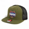 Florida Gators 2025 Basketball National Champions 3D Wool Blend Flat Bill Hat- Loden/ Black