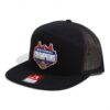 Florida Gators 2025 Basketball National Champions 3D Snapback Seven-Panel Flat Bill Trucker Hat- Black