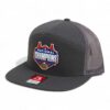 Florida Gators 2025 Basketball National Champions 3D Snapback Seven-Panel Flat Bill Trucker Hat- Charcoal