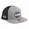 Florida Gators 2025 Final Four National Champions 3D Wool Blend Flat Bill Hat- Heather Grey/ Black