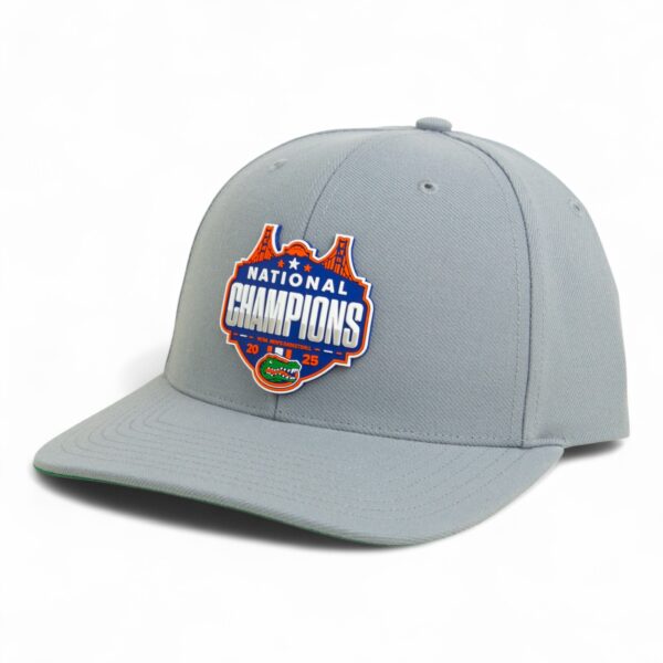 Florida Gators 2025 Final Four National Champions 3D Snapback Surge Trucker Hat- Grey