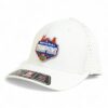 Florida Gators 2025 Basketball National Champions 3D Laser Perf R-Flex Cap- White