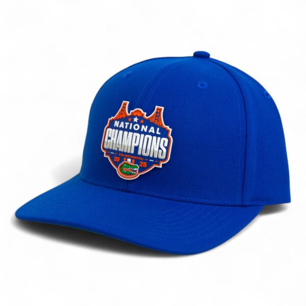 Florida Gators 2025 Basketball National Champions 3D Snapback Surge Trucker Hat- Royal