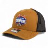 Florida Gators 2025 Basketball National Champions Snapback Trucker Hat- Caramel/ Black