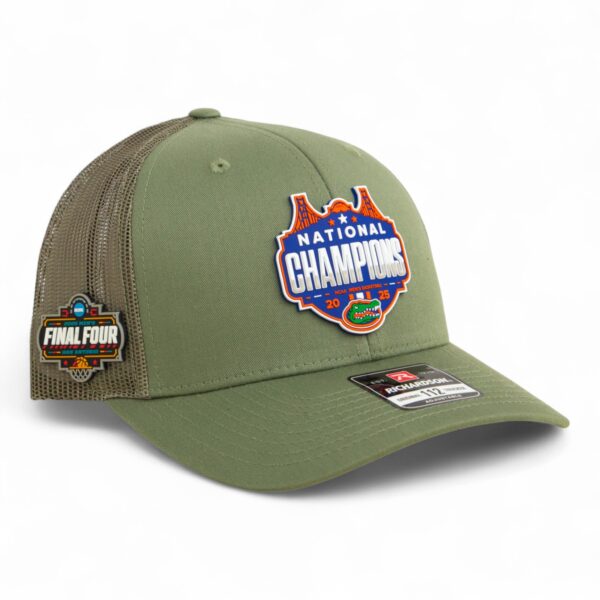Florida Gators 2025 Final Four National Champions Snapback Trucker Hat- Loden