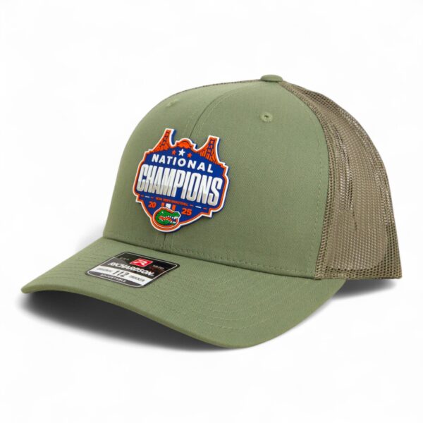 Florida Gators 2025 Basketball National Champions Snapback Trucker Hat- Loden