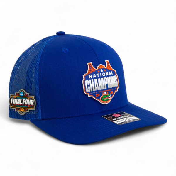 Florida Gators 2025 Final Four National Champions Snapback Trucker Hat- Royal