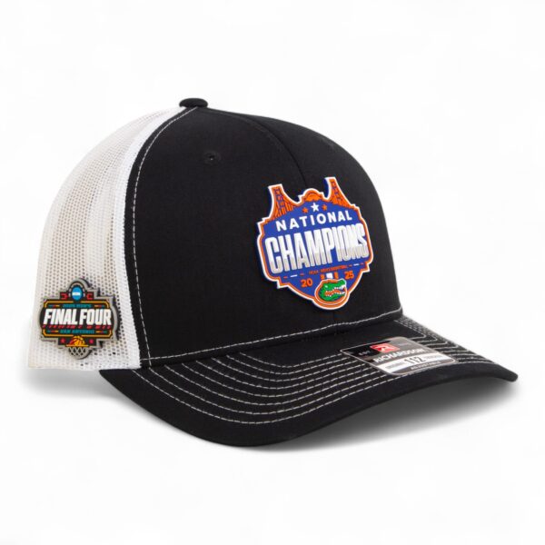 Florida Gators 2025 Final Four National Champions Snapback Trucker Hat- Black/ White