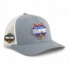 Florida Gators 2025 Final Four National Champions 3D YP Snapback Trucker Hat- Heather Grey/ White
